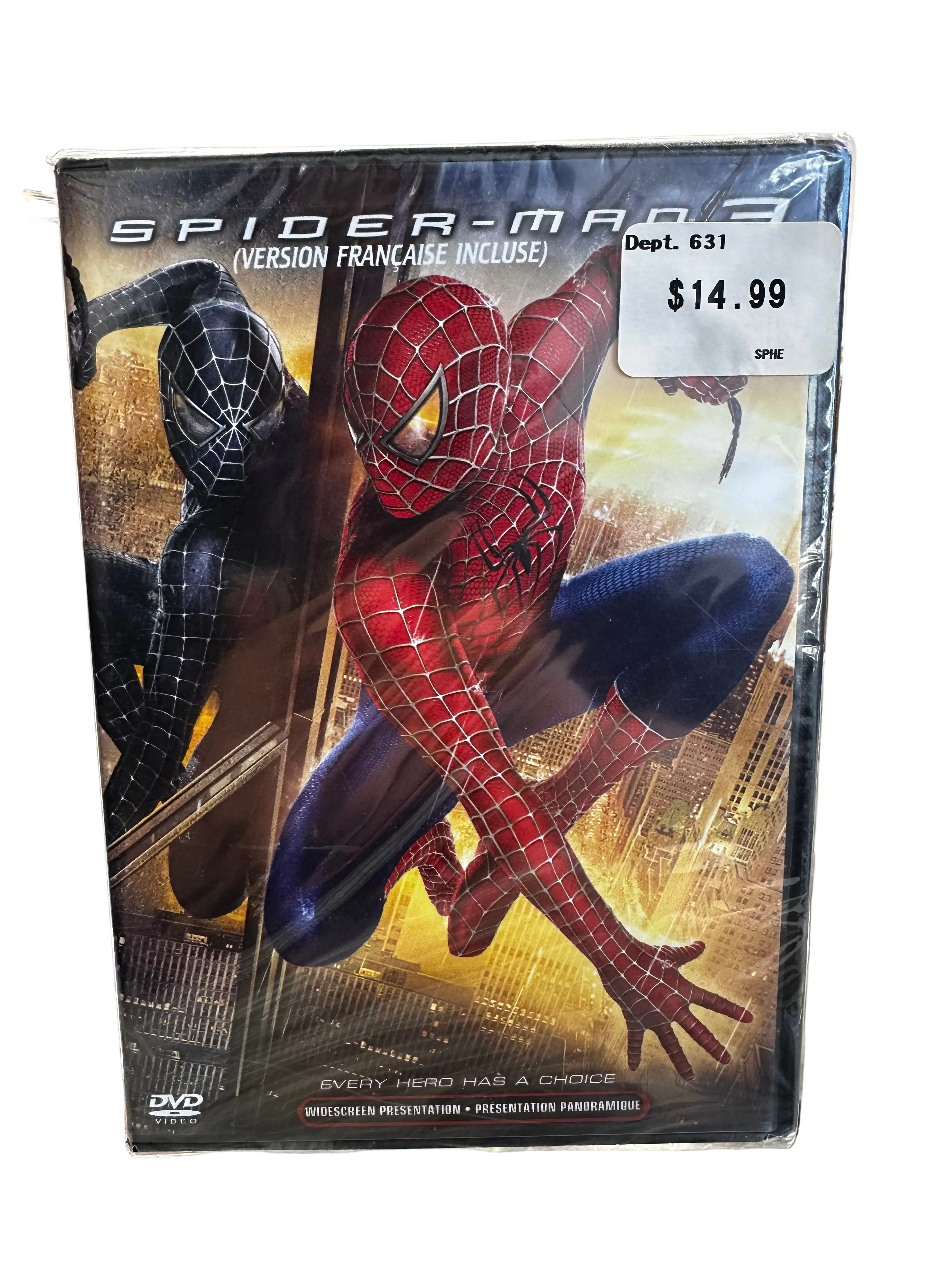 Spider-Man 3 [Sealed] DVD