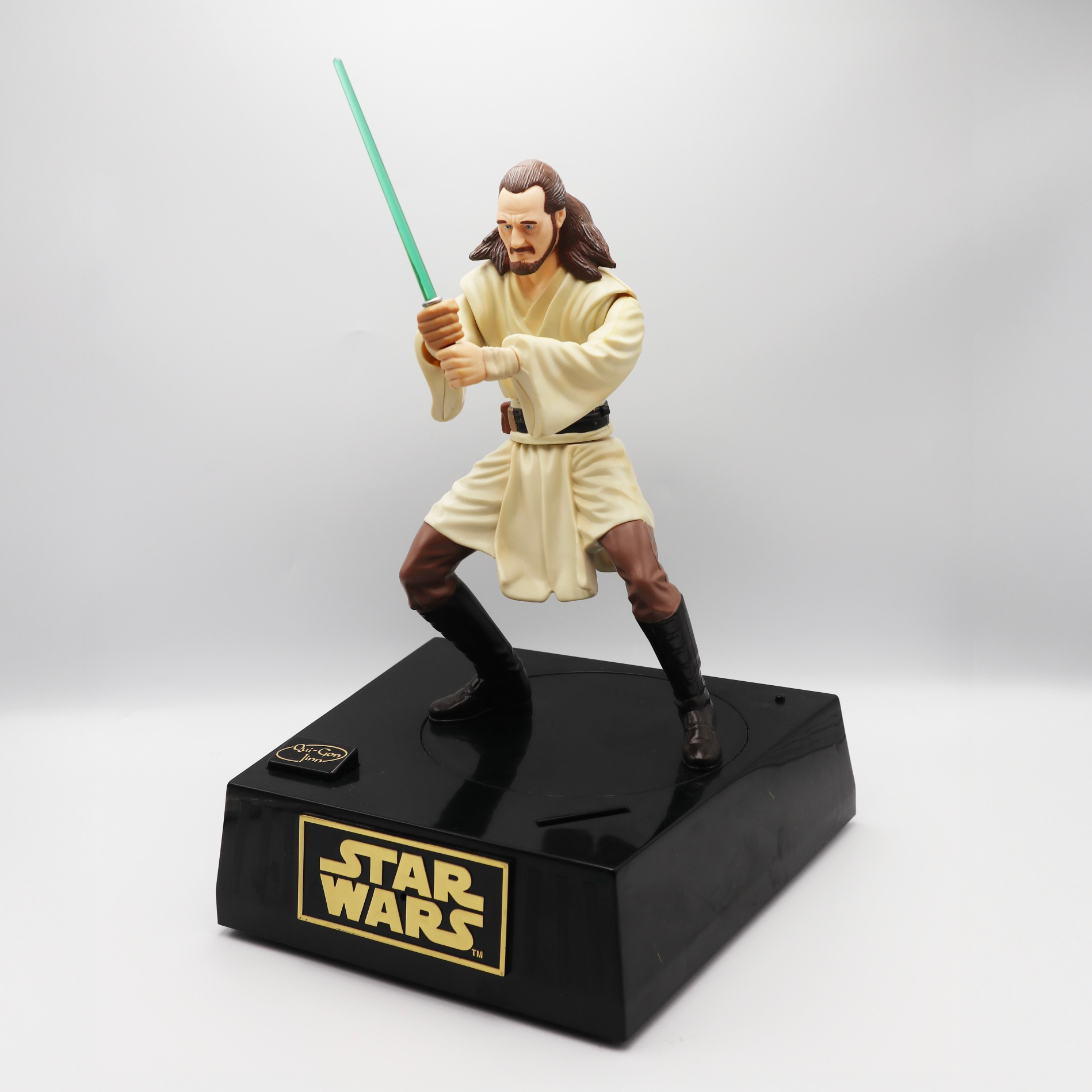Star Wars Qui-Gon Jinn Interactive Coin Bank (1999)