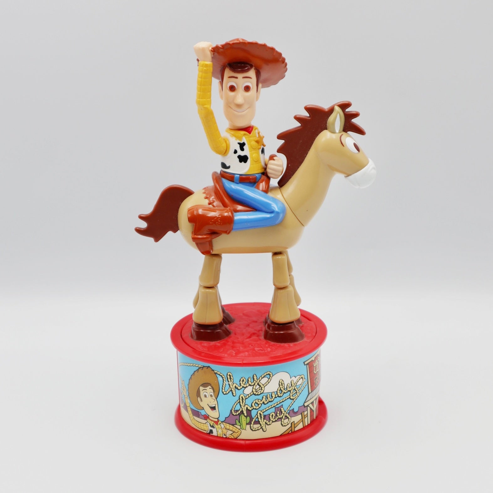McDonalds Toy Story 2 Woody & Bullseye Candy Dispenser 8" (1999)