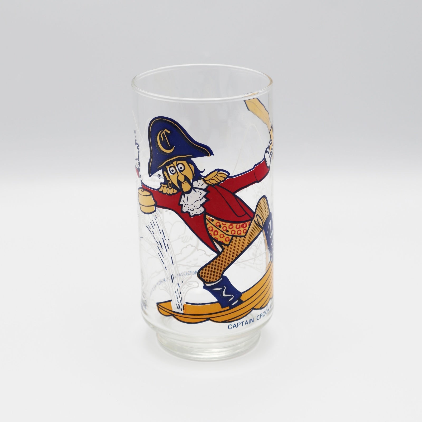 1977 McDonaldland Action Series Glass Cup - Captain Crook 6"