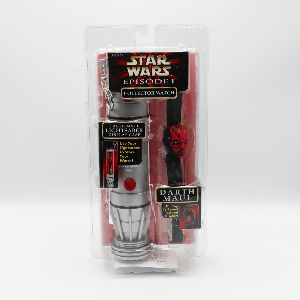 Star Wars: Episode I Darth Maul Collector Watch w/Lightsaber Display Case