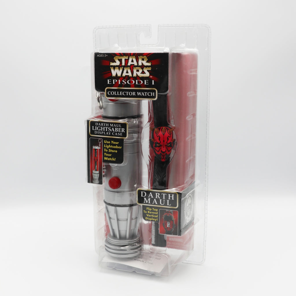 Star Wars: Episode I Darth Maul Collector Watch w/Lightsaber Display Case