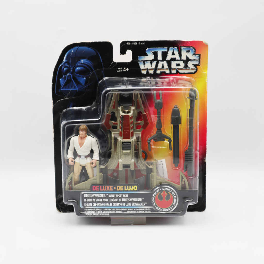 Star Wars: Power of the Force Deluxe Luke Skywalker w/ Desert Sport Skiff