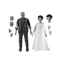 NECA The Bride Of Frankenstein - The Monster And His Mate (B&W) 7" Figures