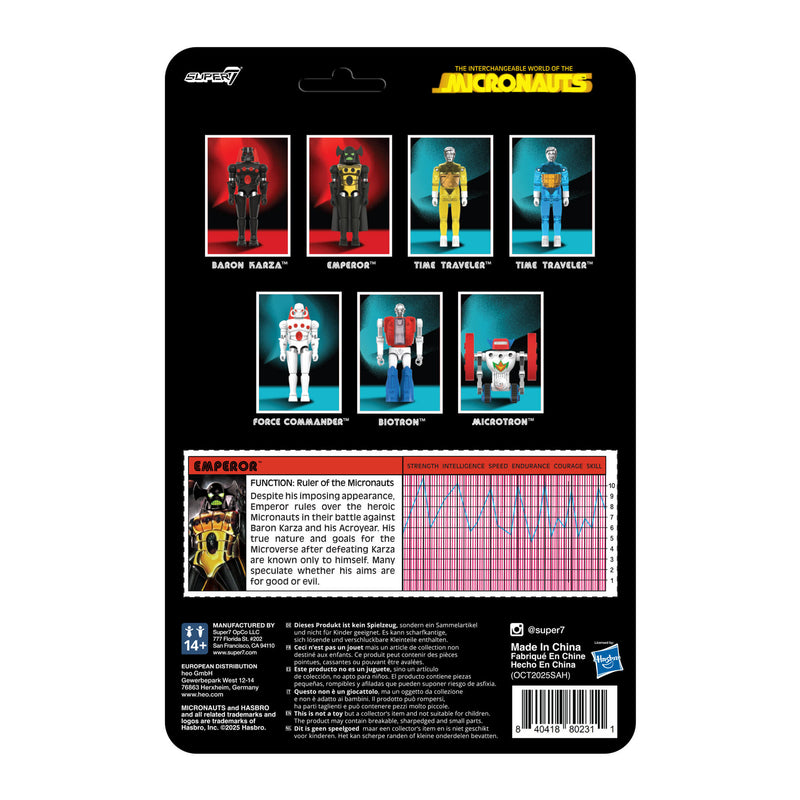Super7 Micronauts ReAction W3 Emperor