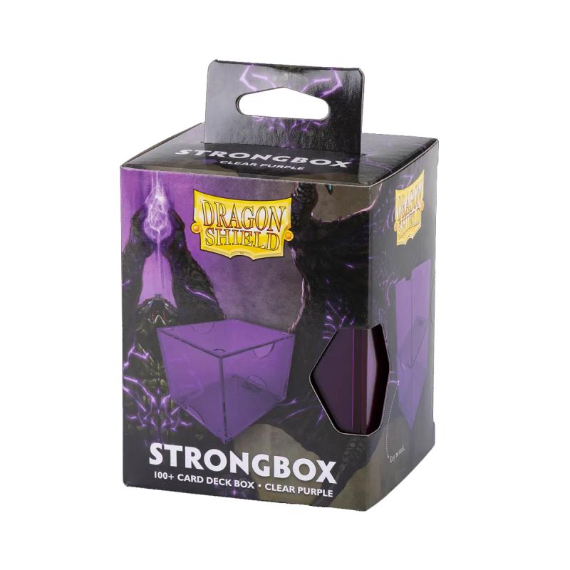 Dragon Shield Strongbox - Clear Purple