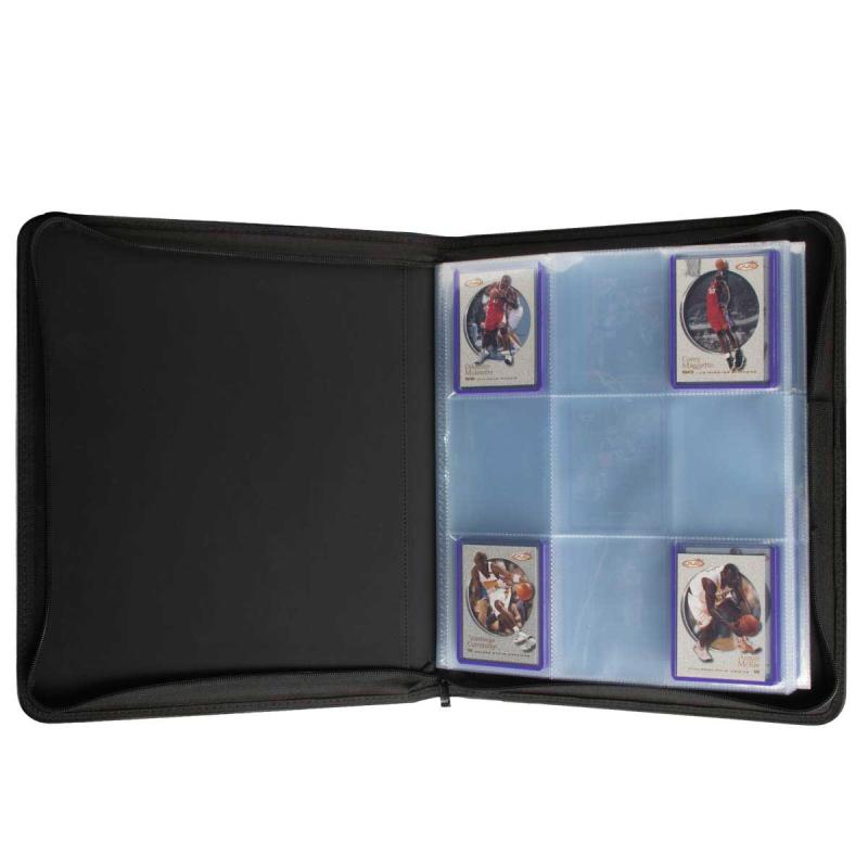 9 Pocket Zippered Premium Toploader Pro Binder