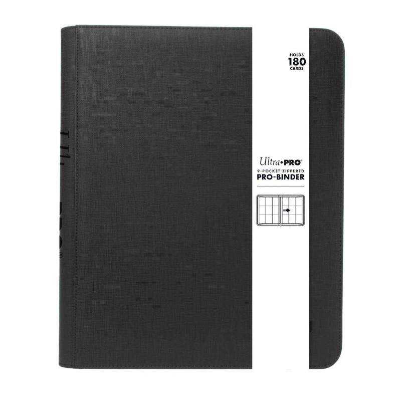 9 Pocket Zippered Premium Padded Pro Binder