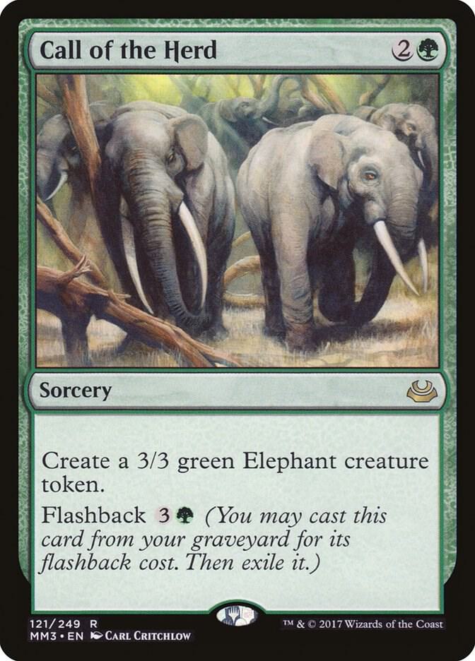 Call of the Herd #121 Magic Modern Masters 2017 image 0