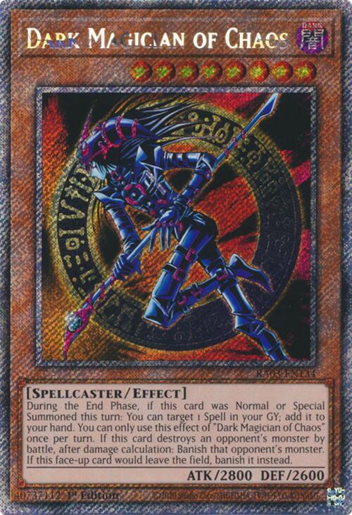 Dark Magician of Chaos [Platinum Secret Rare] RA03-EN134 image 0