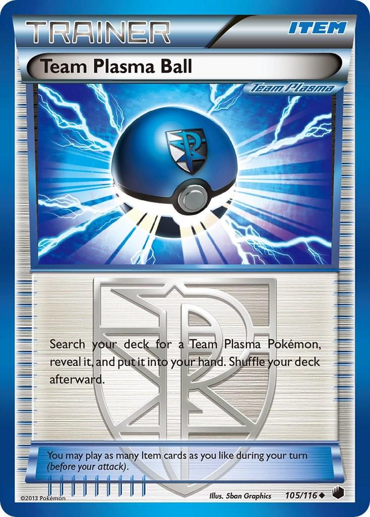 Team Plasma Ball #105 Pokemon Plasma Freeze (MP) image 0