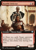 Humble Defector [Extended Art Foil] Magic Commander Legends image 0