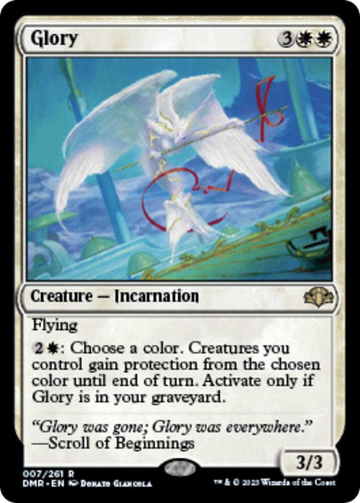 Glory [Foil] #7 Magic Dominaria Remastered image 0