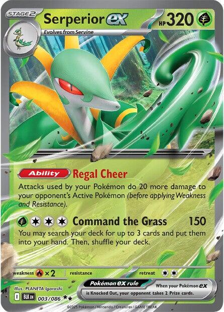 Serperior ex #3 Pokemon Black Bolt image 0