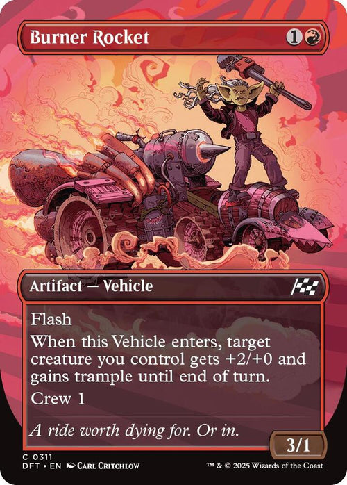 Burner Rocket [Borderless] #311 Magic Aetherdrift image 0