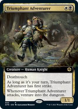 Triumphant Adventurer [Extended Art] #390 Magic AFR image 0