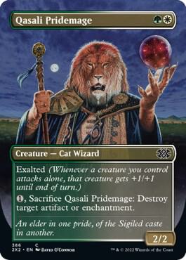 Qasali Pridemage [Borderless] #386 Magic Double Masters 2022 image 0
