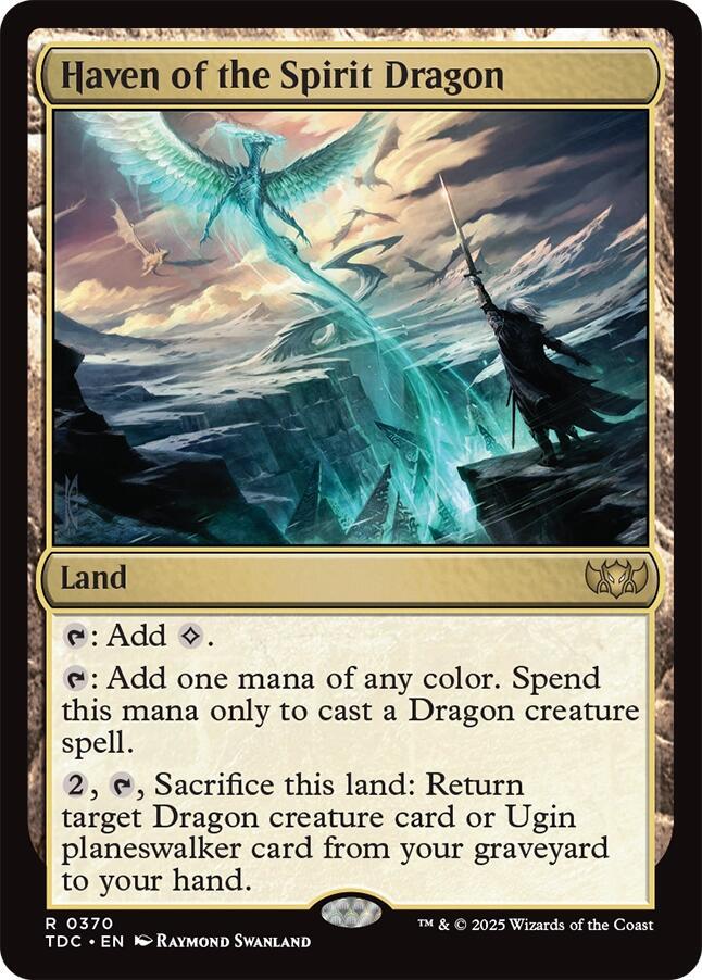 Haven of the Spirit Dragon #370 Magic Tarkir: Dragonstorm Commander image 0