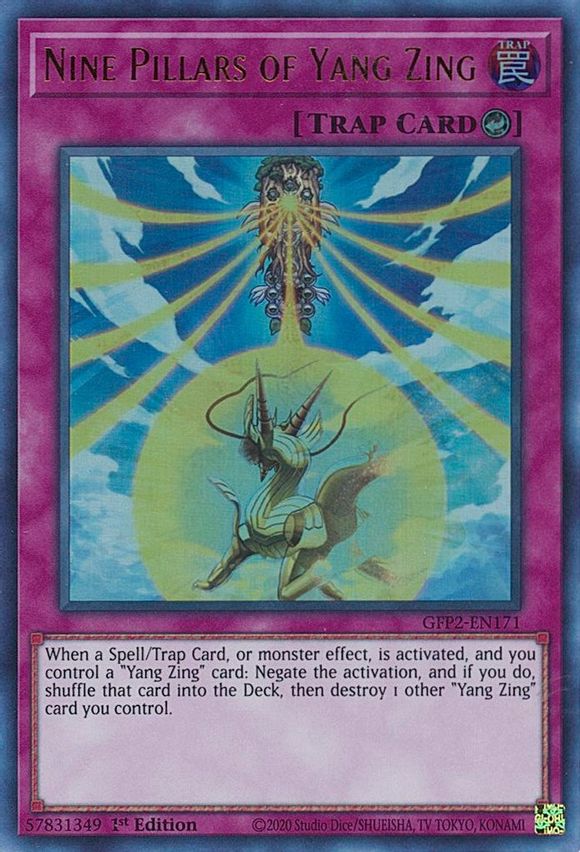 Nine Pillars Of Yang Zing [1st Edition] GFP2-EN171 image 0