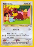 Teddiursa #65 Pokemon Neo Discovery (LP) image 0