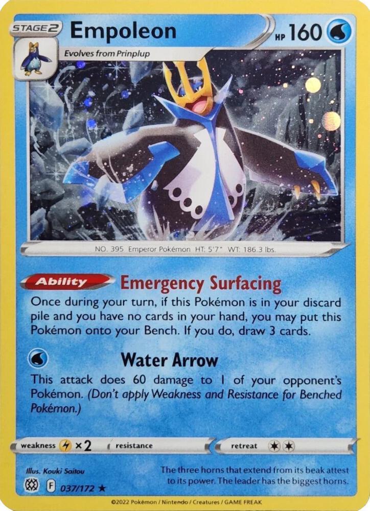 Empoleon [Cosmos Holo] #37 Pokemon Brilliant Stars image 0