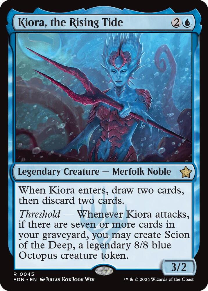 Kiora, the Rising Tide #45 Magic Foundations image 0