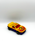 Majorette 206 Pontiac Fiero Widebody Yellow/Red/Blue Sports Car image 0