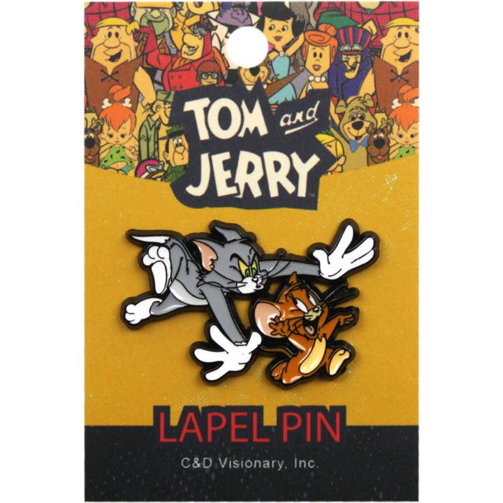 Tom & Jerry Enamel Lapel Pin