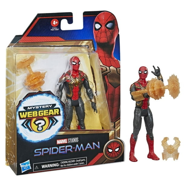 Marvel Spider-Man 6-Inch Mystery Web Gear Iron Spider Suit image 0