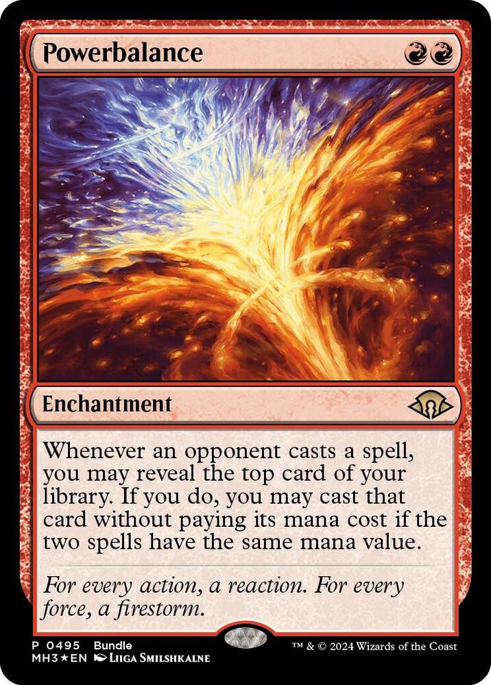 Powerbalance [Foil] #495 Magic MH3 Bundle Promo image 0