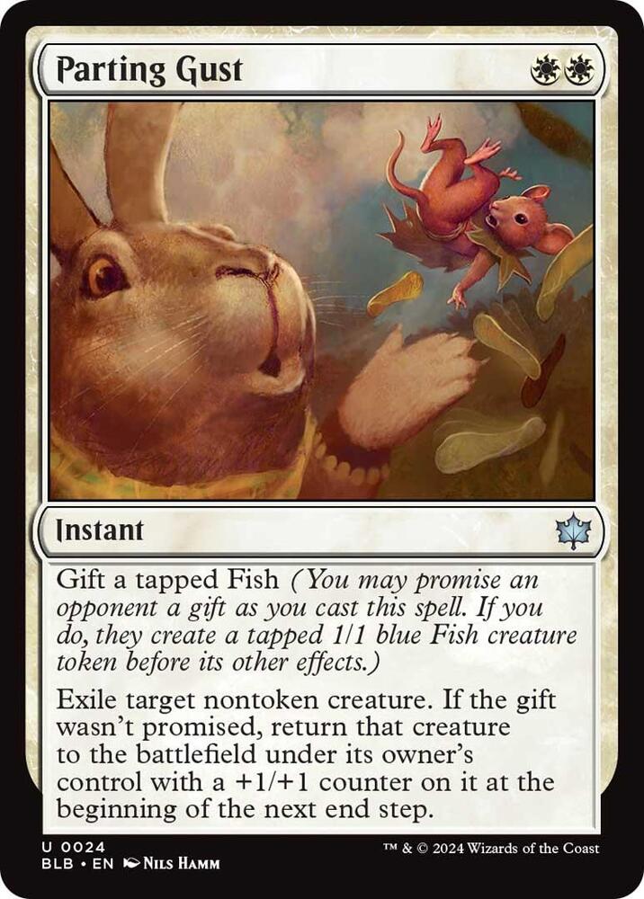 Parting Gust [Foil] #24 Magic Bloomburrow image 0