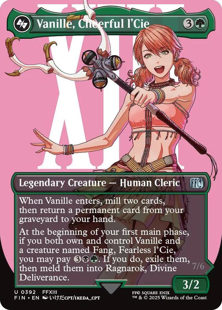 Vanille, Cheerful l'Cie [Borderless] #392 Magic Final Fantasy image 0