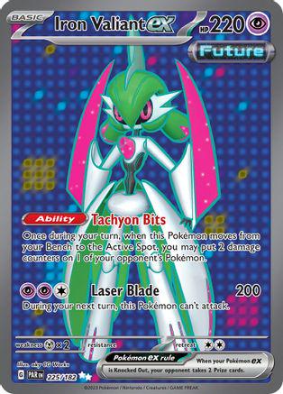 Iron Valiant ex #225 Pokemon Paradox Rift image 0