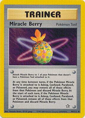 Miracle Berry #94 Pokemon Neo Genesis (LP) image 0