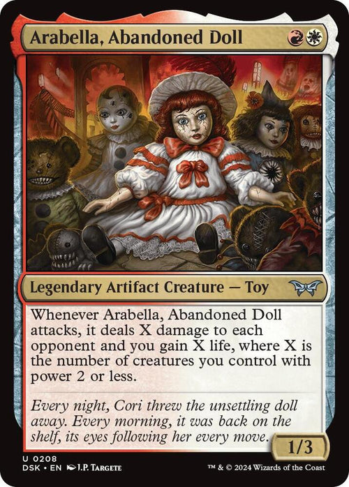 Arabella, Abandoned Doll [Foil] #208 Magic Duskmourn: House of Horror image 0