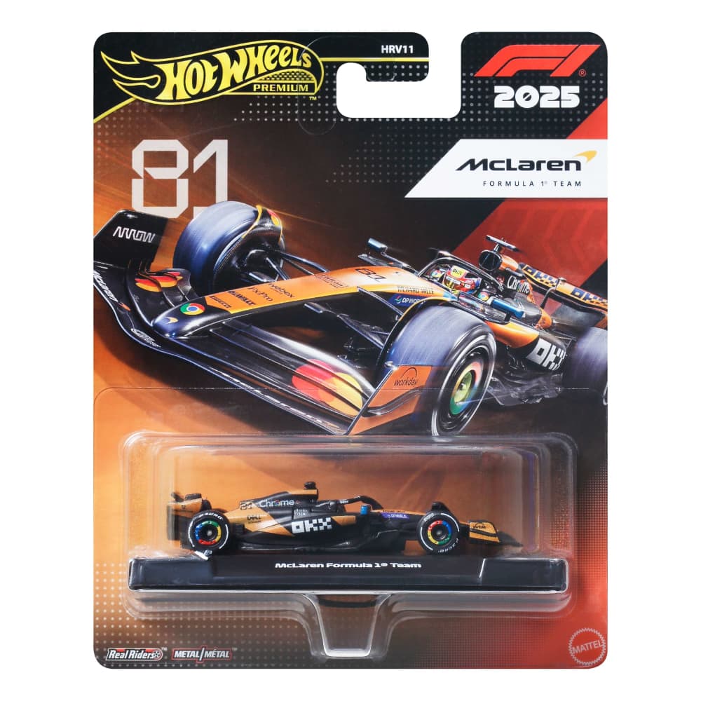 Hot Wheels Premium Formula 1 - McLaren Team #81 [Diecast]
