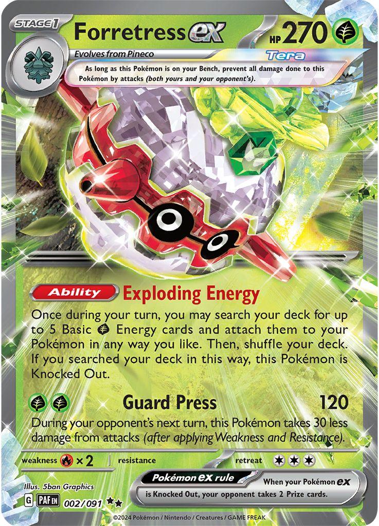 Forretress ex #2 Pokemon Paldean Fates image 0