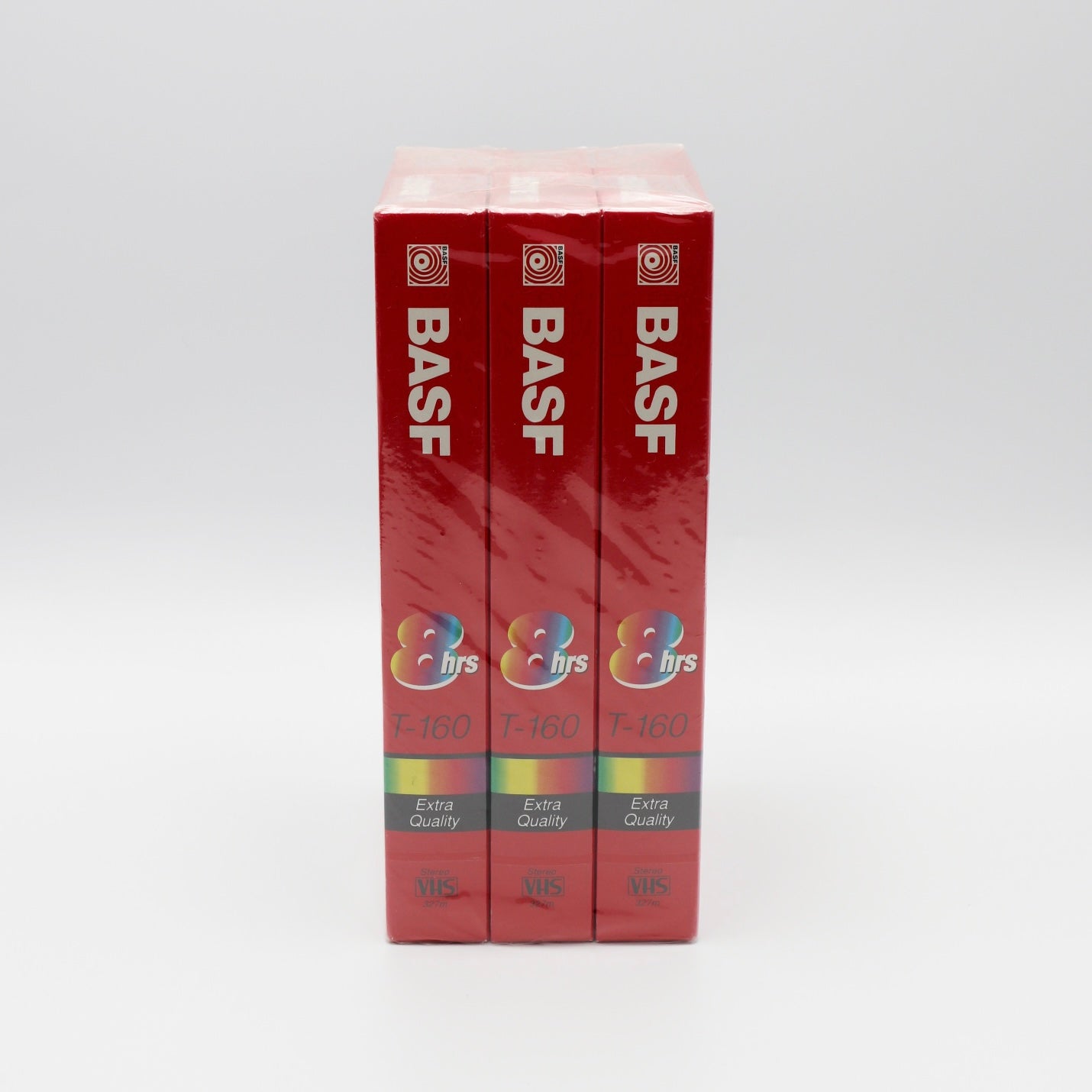 BASF T-160 8 hrs 3 Video Cassette Blanks (Brand New) image 0