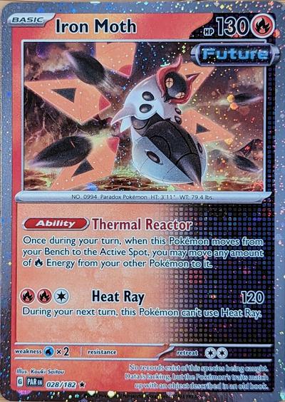 Iron Moth [Cosmos Holo] #28 Pokemon Paradox Rift image 0