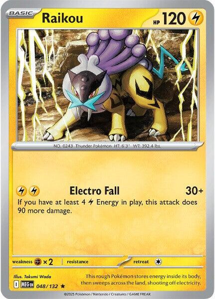 Raikou [Holo] #48 Pokemon Mega Evolution image 0