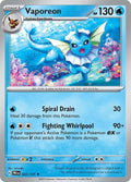 Vaporeon [Holo] #22 Pokemon Prismatic Evolutions image 0