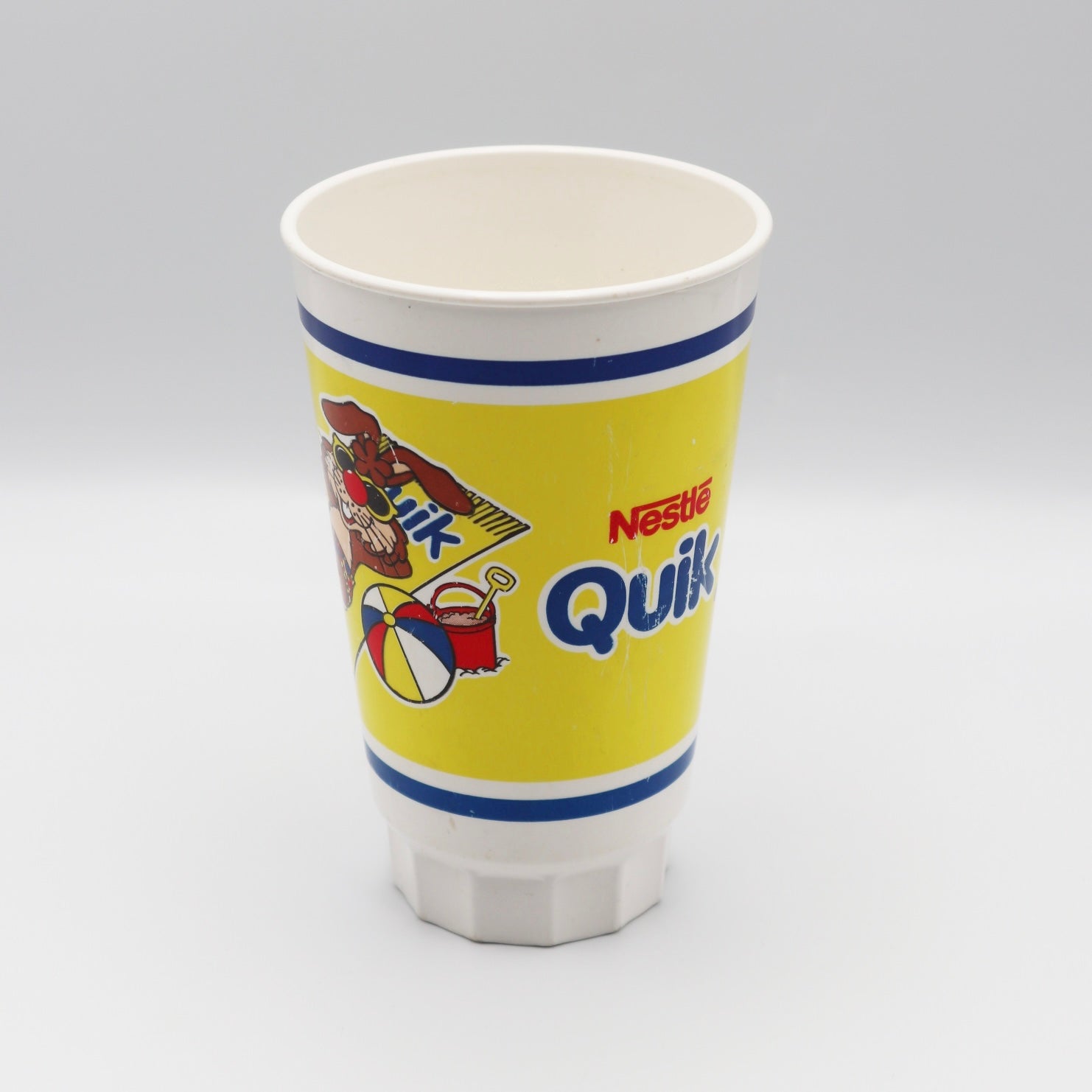 Vintage Nestle Quik Hard Plastic Cup (1980s) image 0