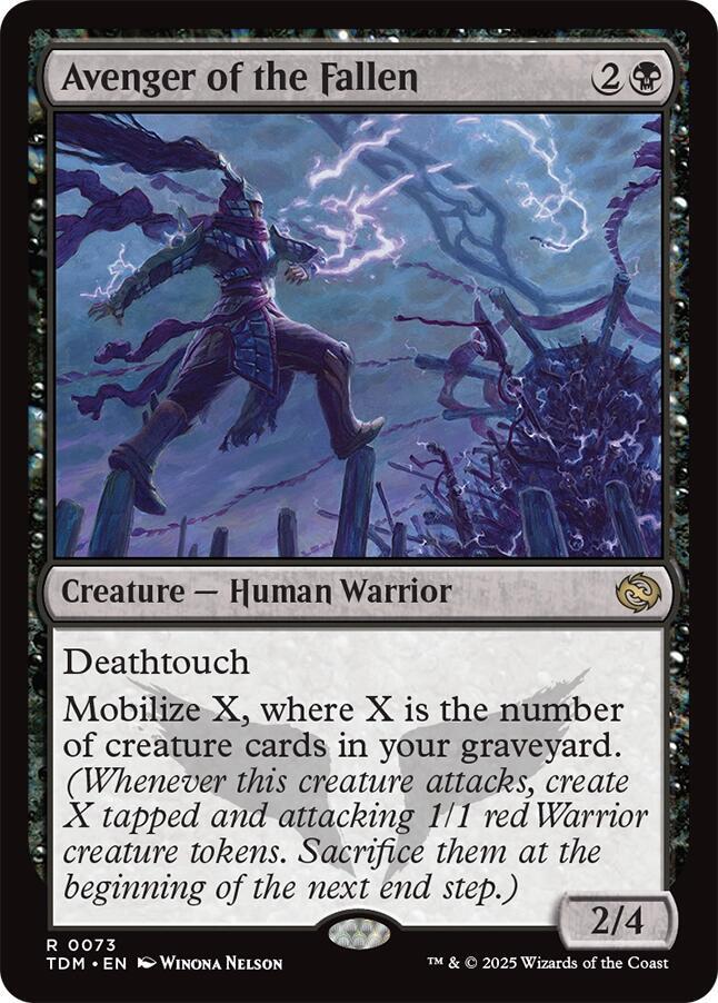 Avenger of the Fallen [Foil] #73 Magic Tarkir: Dragonstorm image 0