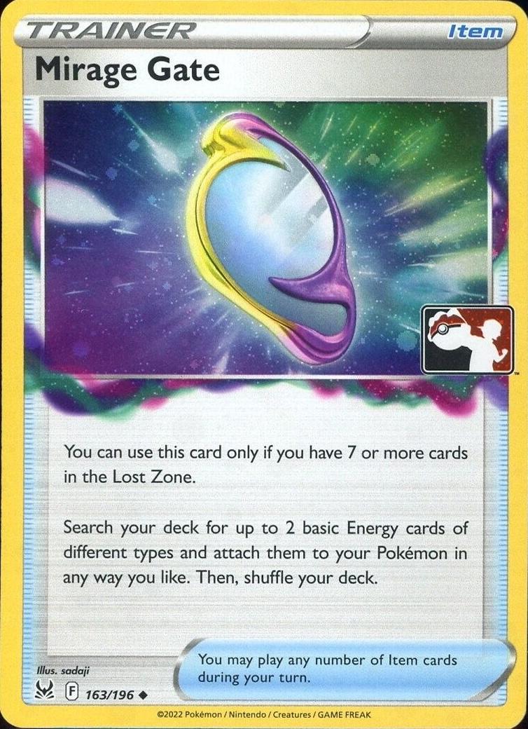 Mirage Gate [Prize Pack] Holo #163 Pokemon Lost Origin image 0