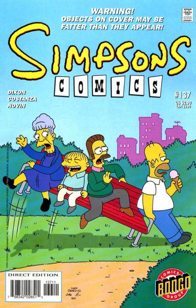 Simpsons Comics #137 (2007) image 0
