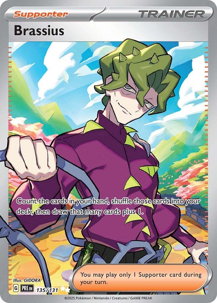 Brassius #135 Pokemon Prismatic Evolutions image 0