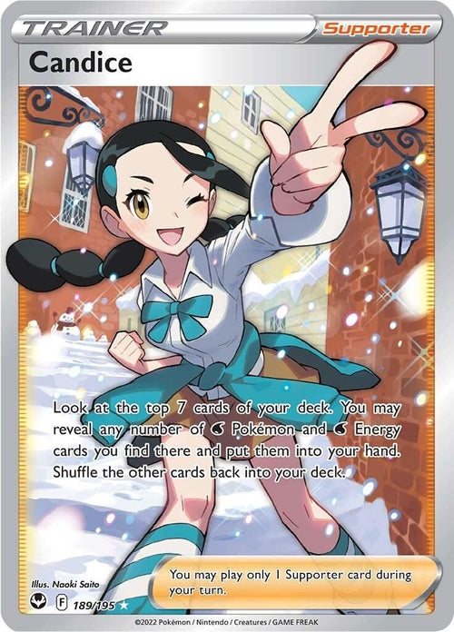 Candice #189 Pokemon Silver Tempest image 0