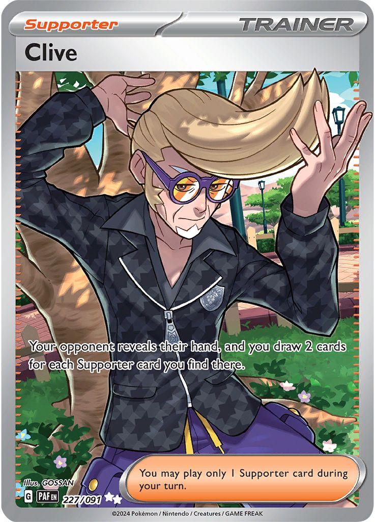 Clive #227 Pokemon Paldean Fates image 0