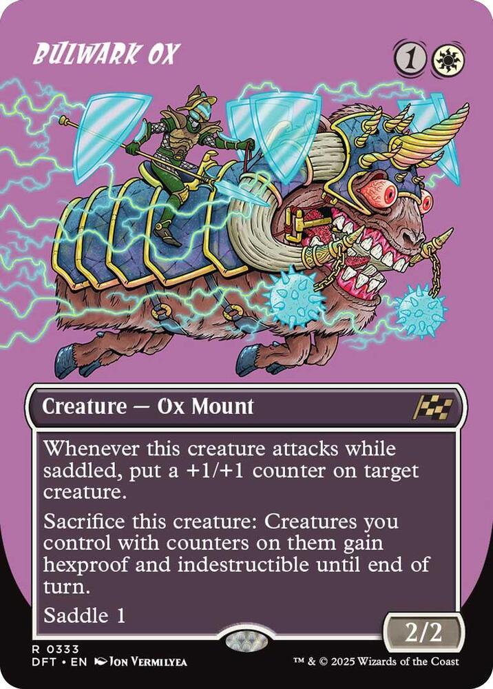 Bulwark Ox [Borderless] #333 Magic Aetherdrift image 0