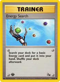 Energy Search [1st Edition] #59 Pokemon Fossil (MP) image 0